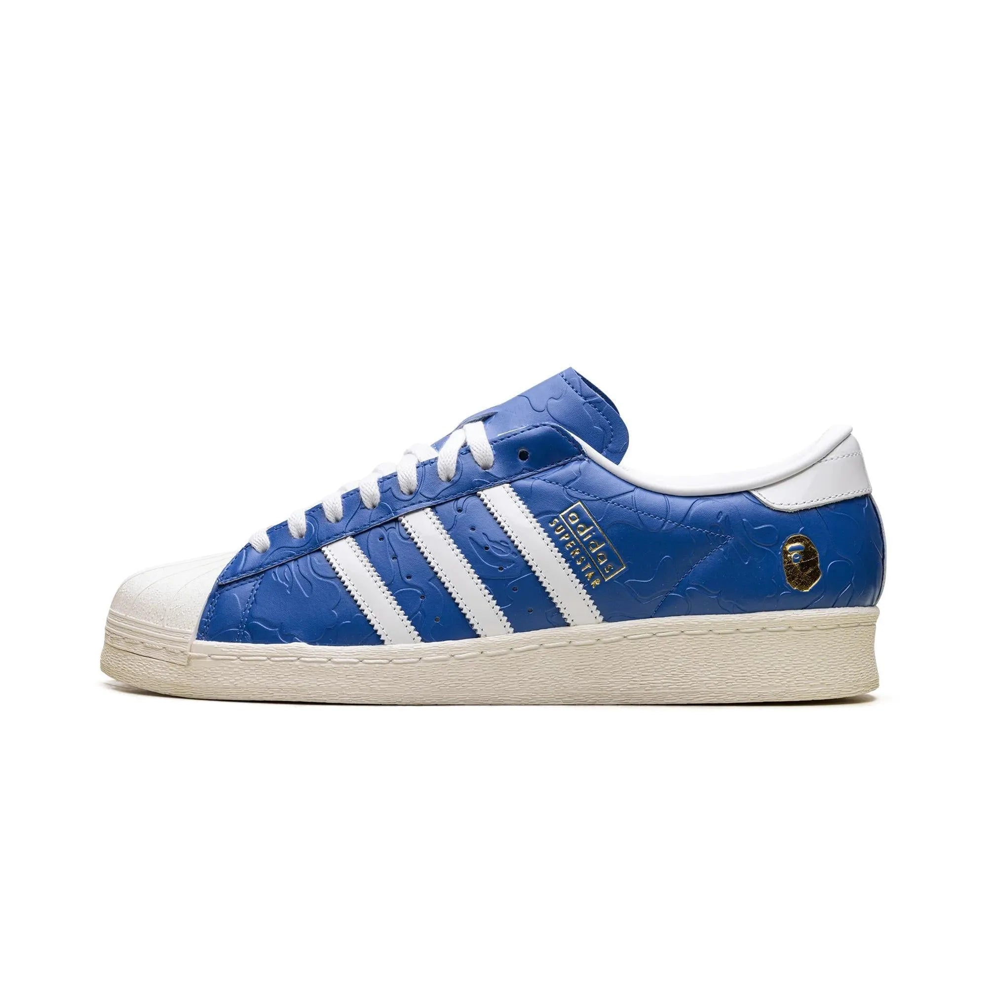 Adidas Superstar Vintage Bape Blue White