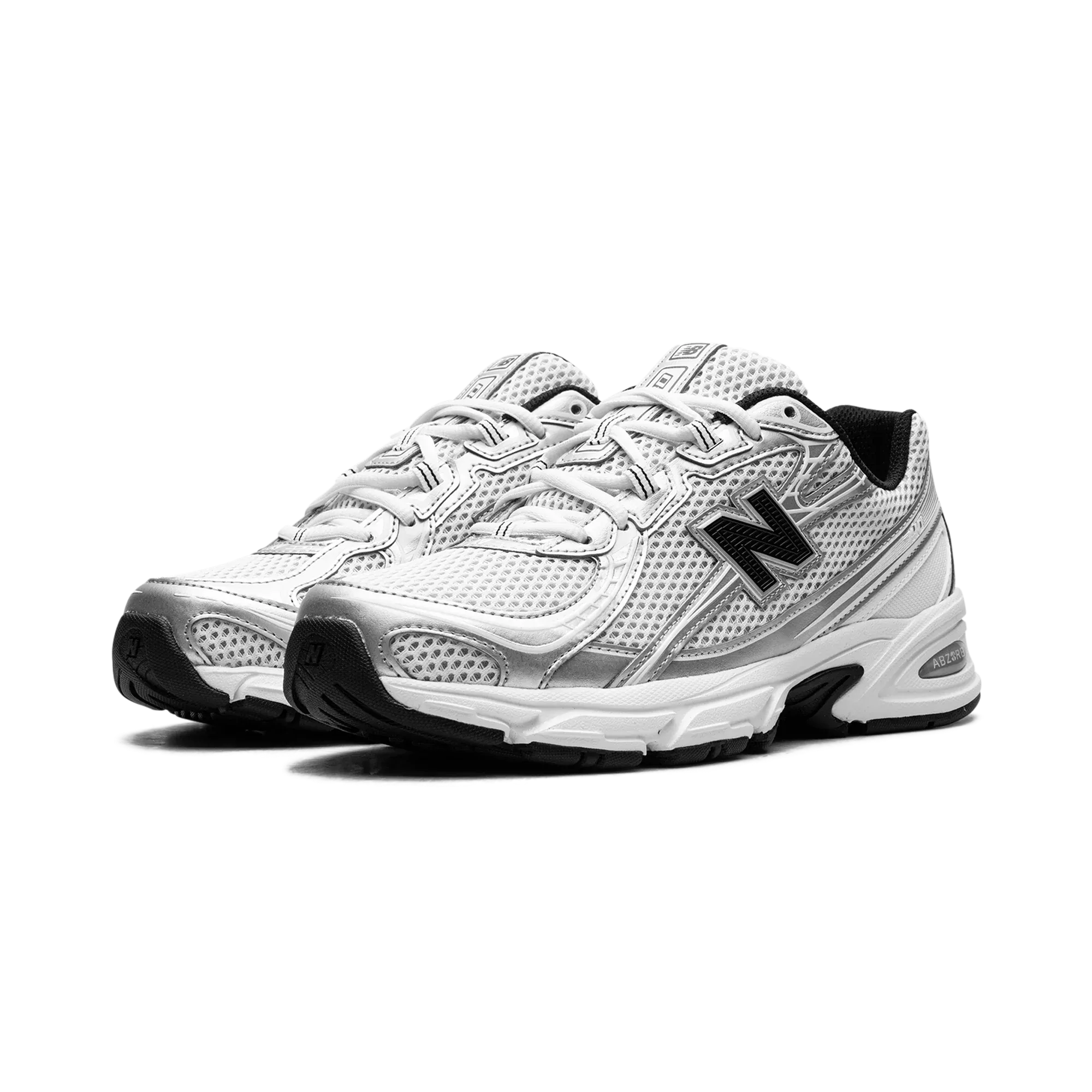 New Balance 740 White Silver Metallic Navy