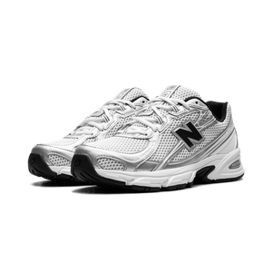 New Balance 740 White Silver Metallic Navy