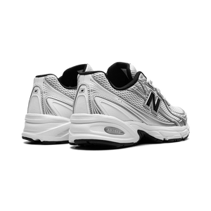 New Balance 740 White Silver Metallic Navy