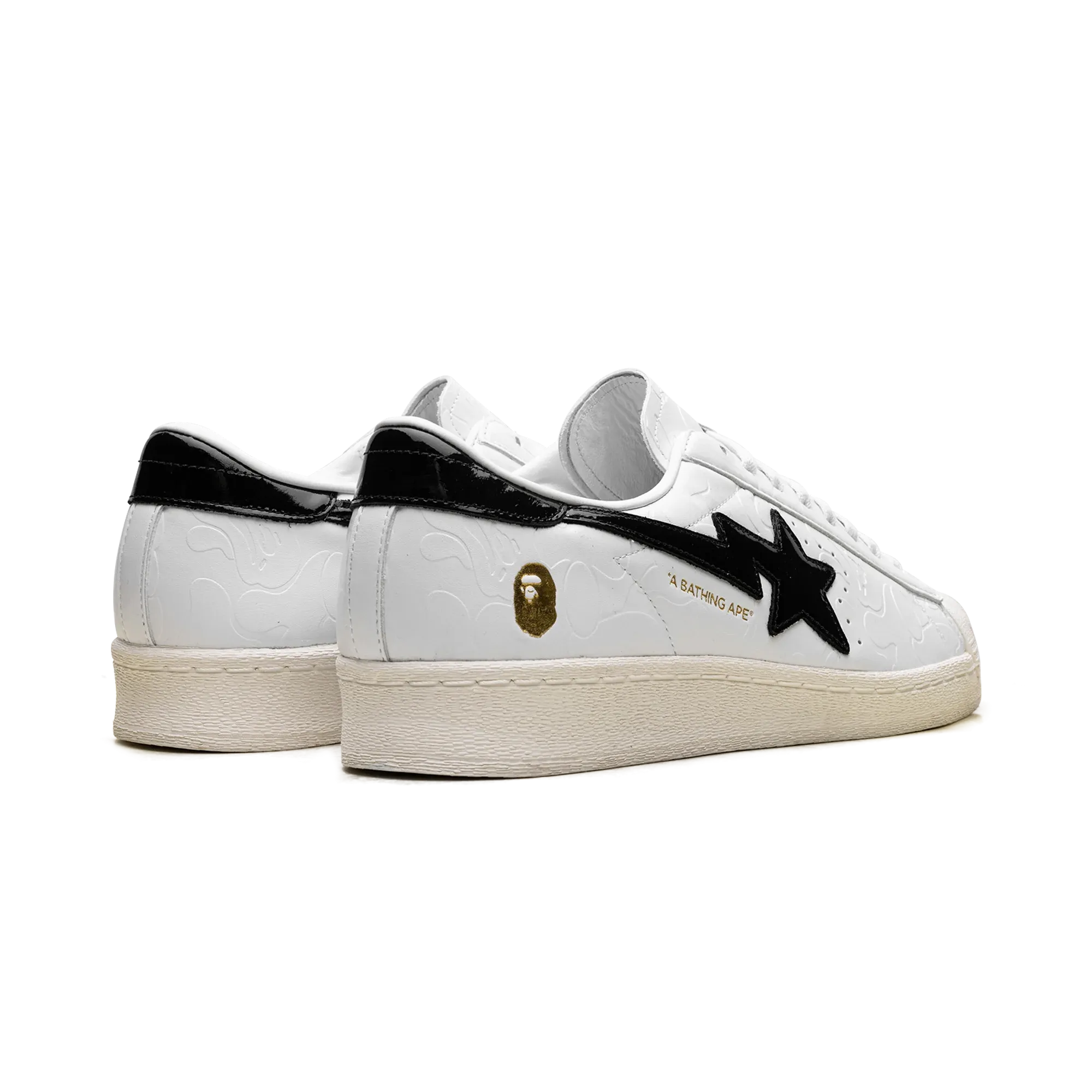 Adidas Superstar Vintage A Bathing Ape - White Black