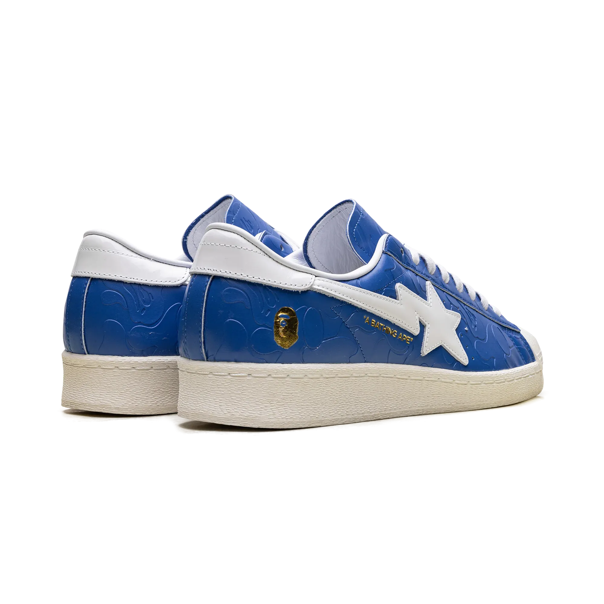 Adidas Superstar Vintage Bape Blue White