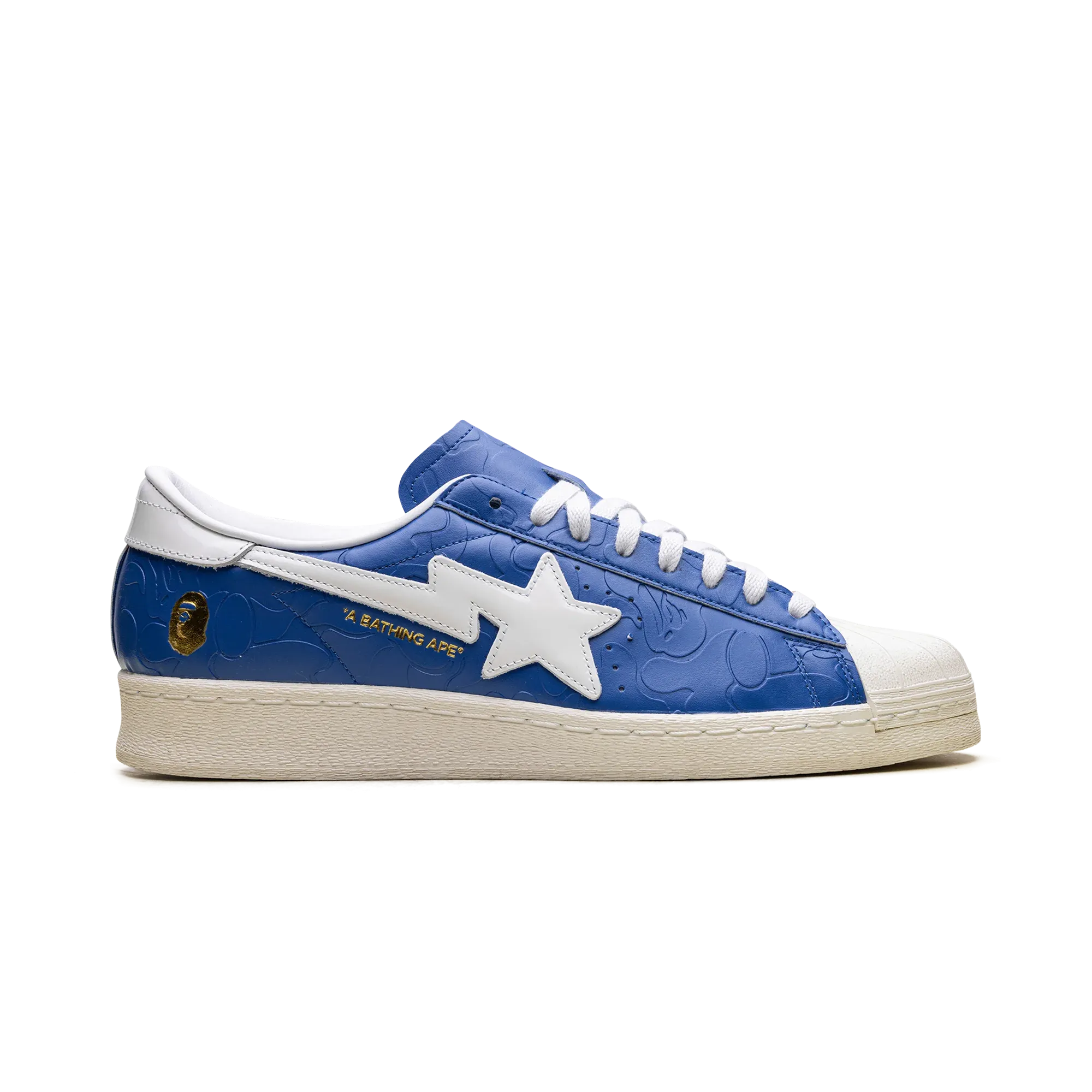 Adidas Superstar Vintage Bape Blue White