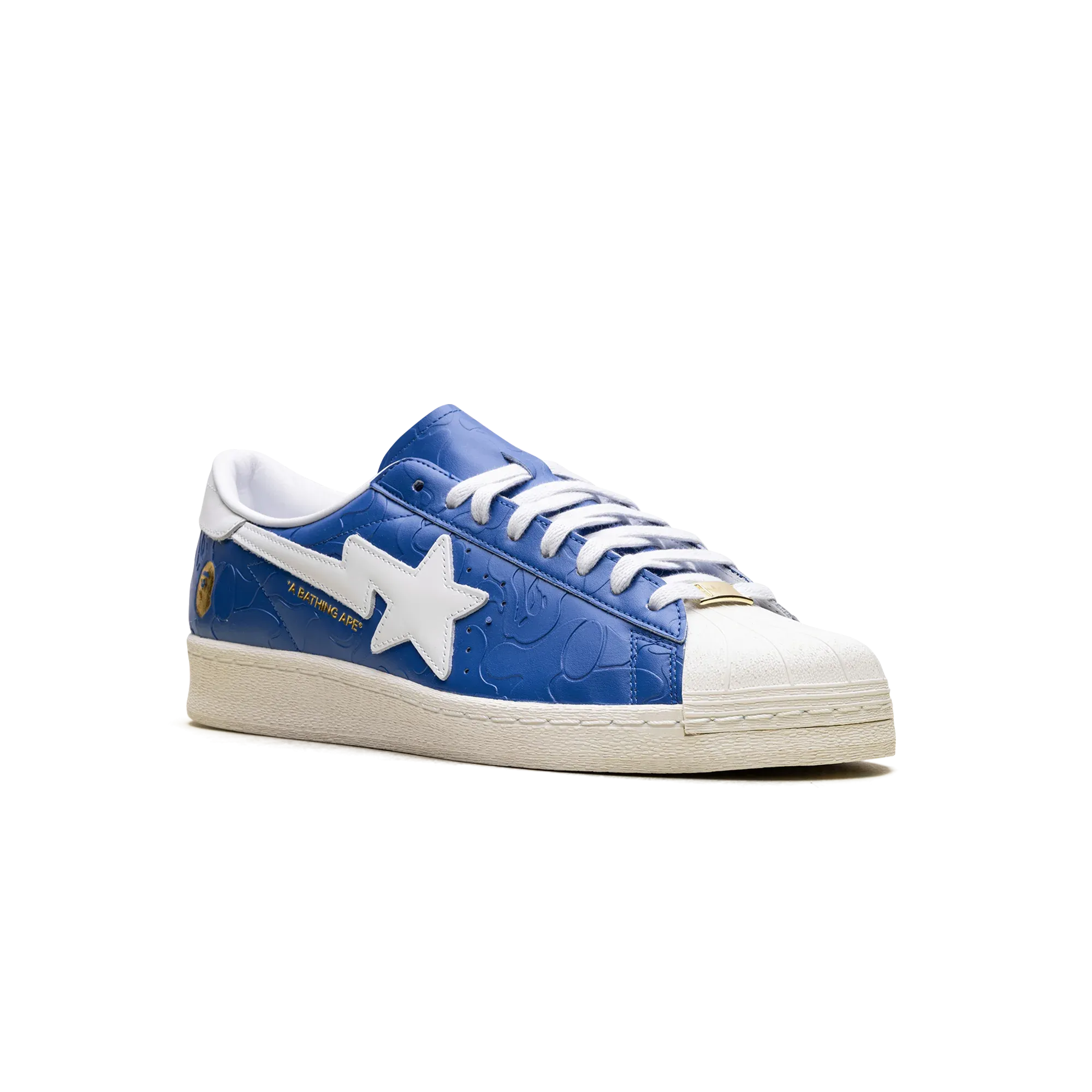 Adidas Superstar Vintage Bape Blue White