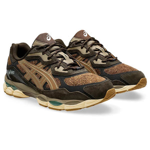 Asics GEL-NYC Brown Storm and Tan Presidio 1203A477-200