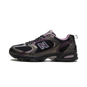 New Balance 530 Black Metallic Plum Brown