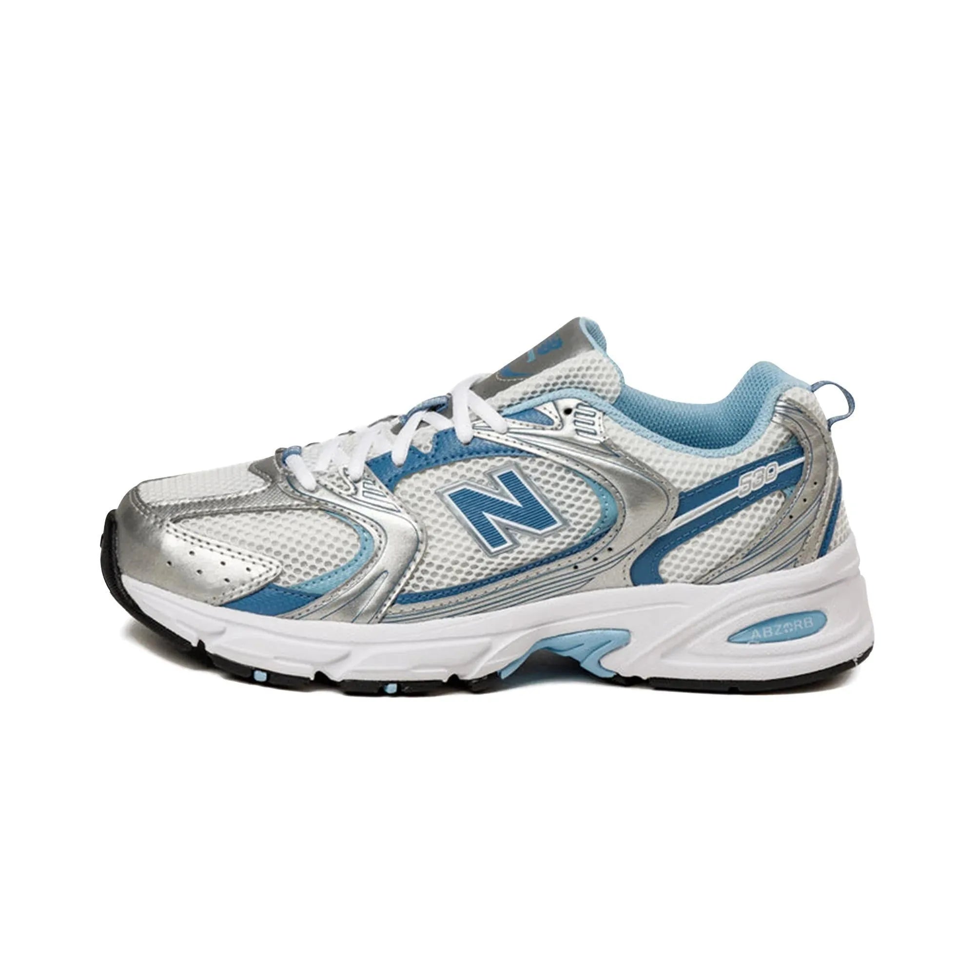 New Balance 530 Silver Metallic Heron Blue