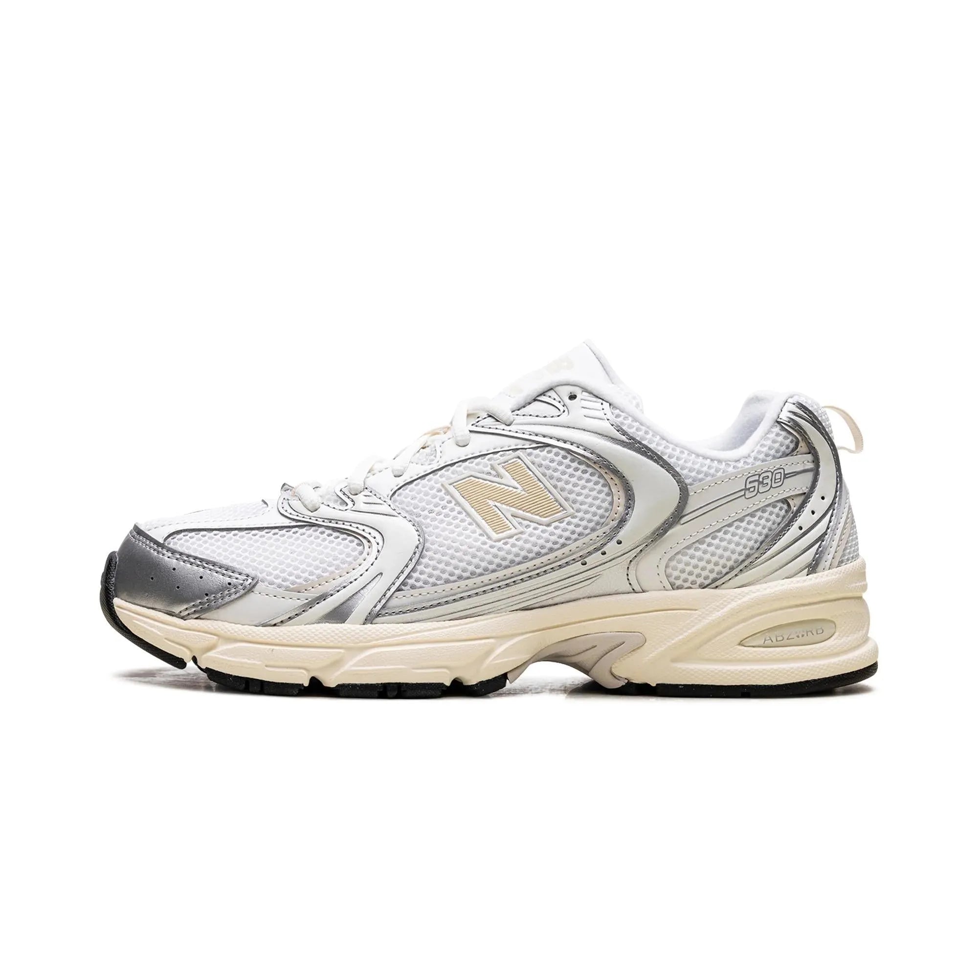 New Balance 530 Silver Metallic Linen