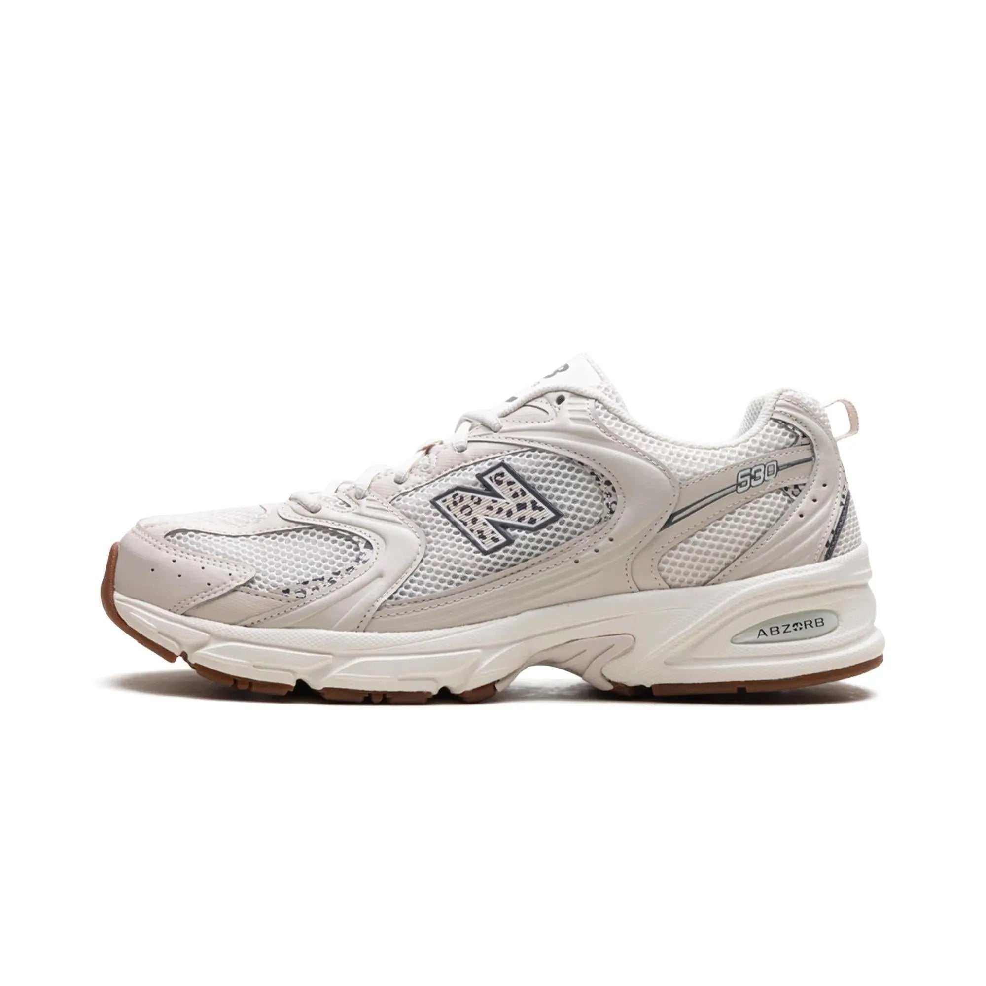 New Balance 530 Moonbeam Cow Print