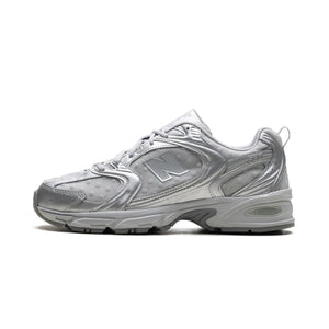 New Balance 530 Silver Metallic Raincloud Polka Dots