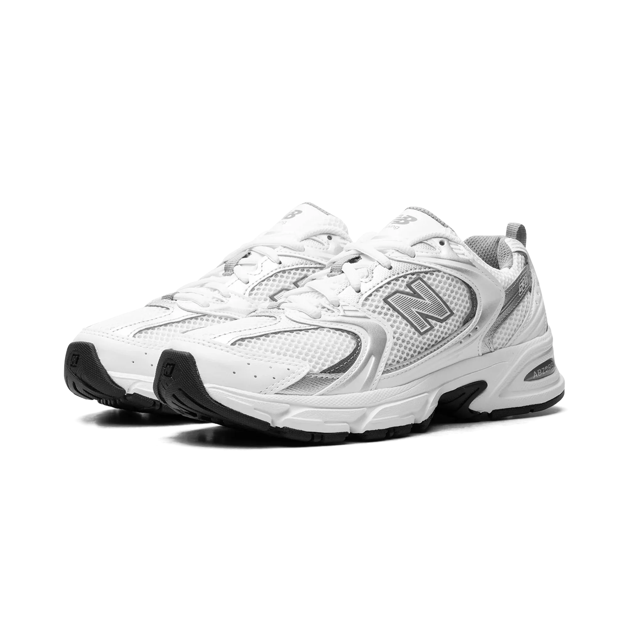 New Balance 530 White Silver Metallic