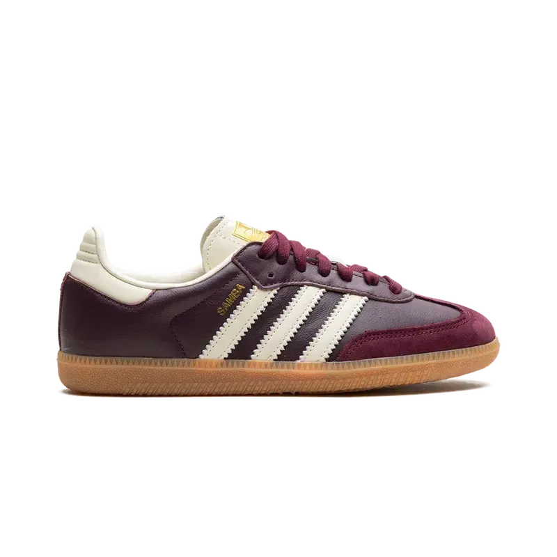 ADIDAS SAMBA OG WMNS Maroon Cream White-shoes-Adidas-36-LOTABY