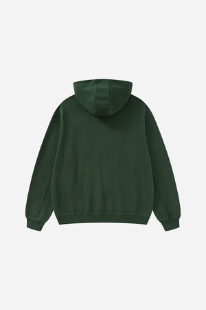 Ghost Hoodie Blank FW-24 Heavy Drop Shoulder - BLACKISH GREEN