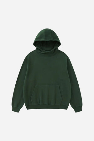 Ghost Hoodie Blank FW-24 Heavy Drop Shoulder - BLACKISH GREEN