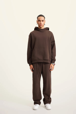 Ghost Hoodie Blank FW-24 Heavy Drop Shoulder - BROWN