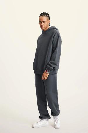 Ghost Hoodie Blank FW-24 Heavy Drop Shoulder - CHARCOAL