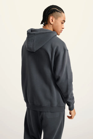 Ghost Hoodie Blank FW-24 Heavy Drop Shoulder - CHARCOAL