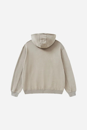 Ghost Hoodie Blank FW-24 Heavy Drop Shoulder - GREY CAMEL