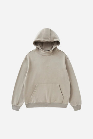 Ghost Hoodie Blank FW-24 Heavy Drop Shoulder - GREY CAMEL