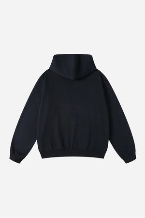 Hoodie FW/24 Drop Shoulder Blank - BLACK