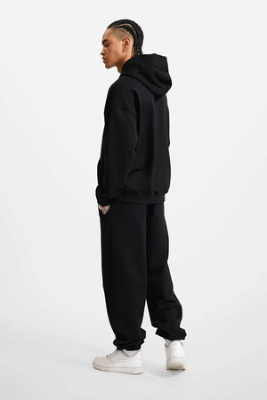 Hoodie FW/24 Drop Shoulder Blank - BLACK