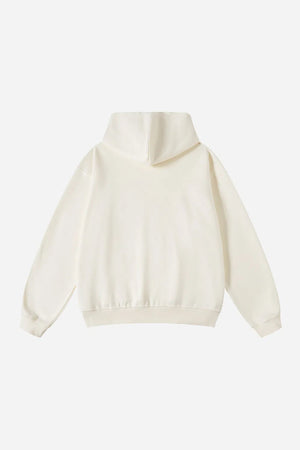 Hoodie FW/24 Drop Shoulder Blank - MILK TEA WHITE