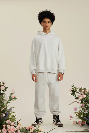 Hoodie FW/24 Drop Shoulder Blank - OAT GRAY