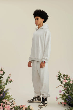 Hoodie FW/24 Drop Shoulder Blank - OAT GRAY