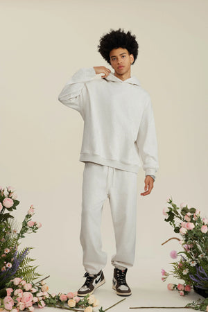 Hoodie FW/24 Drop Shoulder Blank - OAT GRAY