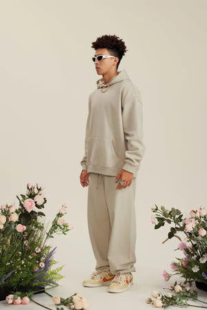 Hoodie FW/24 Drop Shoulder Blank - SAND