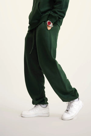 Jogger Pants - BLACKISH GREEN