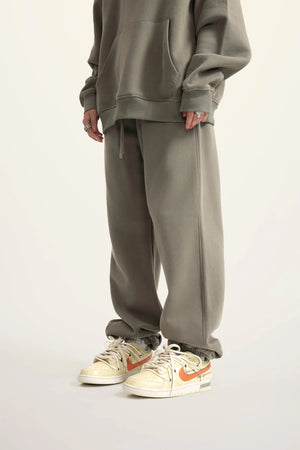 Jogger Pants - GRAYISH GREEN