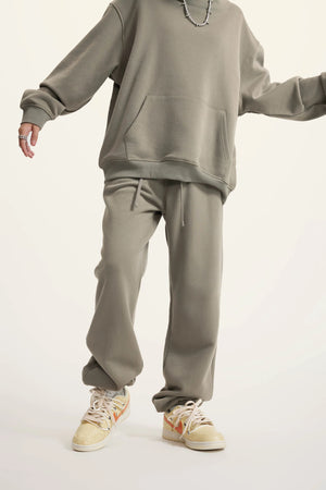 Jogger Pants - GRAYISH GREEN
