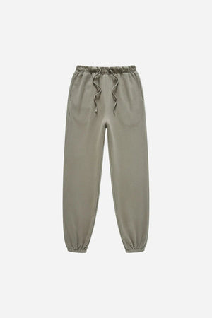 Jogger Pants - GRAYISH GREEN