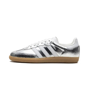 ADIDAS Samba OG WMNS Silver Metallic Cracked Leath-shoes-Adidas-36-LOTABY