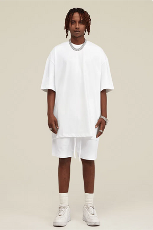 Short Heavy Cotton - WHITE