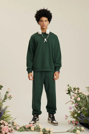 Sweatshirt FW-24 440G - BLACKISH GREEN