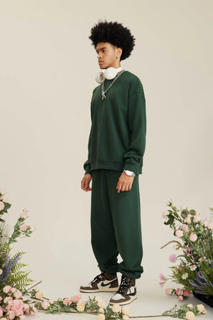 Sweatshirt FW-24 440G - BLACKISH GREEN