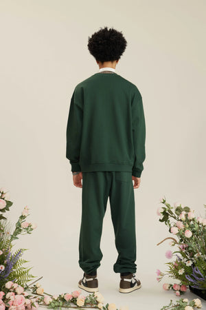 Sweatshirt FW-24 440G - BLACKISH GREEN