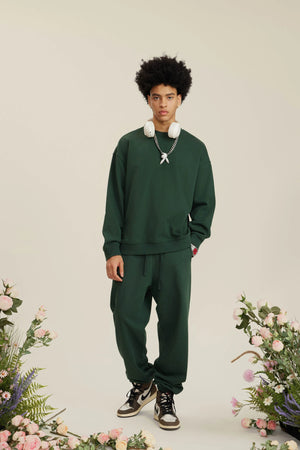 Sweatshirt FW-24 440G - BLACKISH GREEN