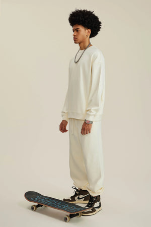 Sweatshirt FW-24 440G - MILK TEA WHITE