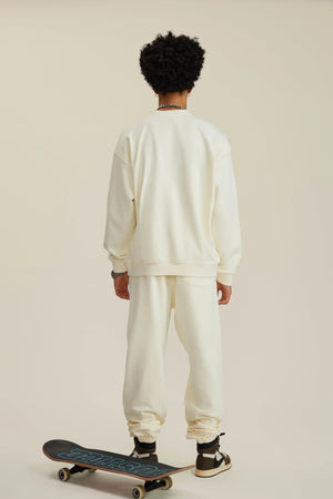 Sweatshirt FW-24 440G - MILK TEA WHITE
