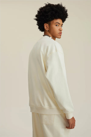 Sweatshirt FW-24 440G - MILK TEA WHITE