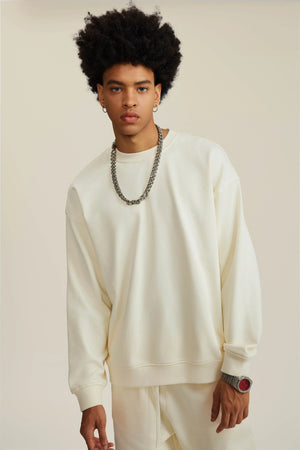 Sweatshirt FW-24 440G - MILK TEA WHITE