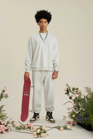 Sweatshirt FW-24 440G - OAT GRAY