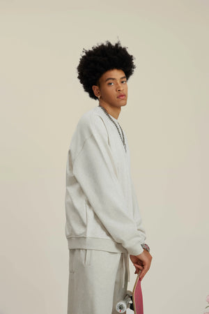 Sweatshirt FW-24 440G - OAT GRAY