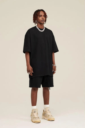 T-Shirt Blank Heavy 100% Cotton - BLACK