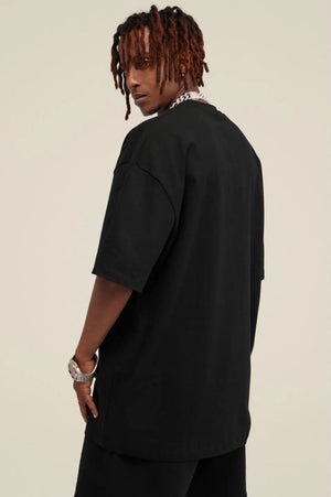 T-Shirt Blank Heavy 100% Cotton - BLACK