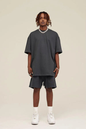 T-Shirt Blank Heavy 100% Cotton - DARK GRAY