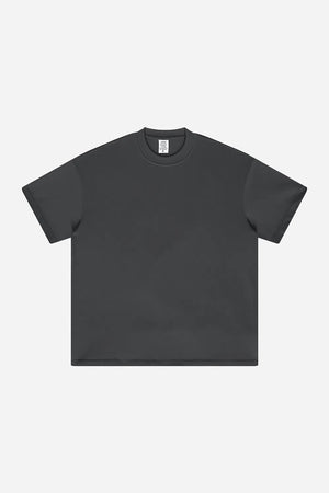 T-Shirt Blank Heavy 100% Cotton - DARK GRAY